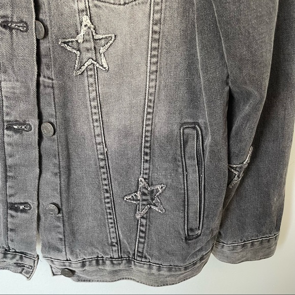 Rails Knox Stars Button-Front Jean Jacket Size S - Picture 10 of 16
